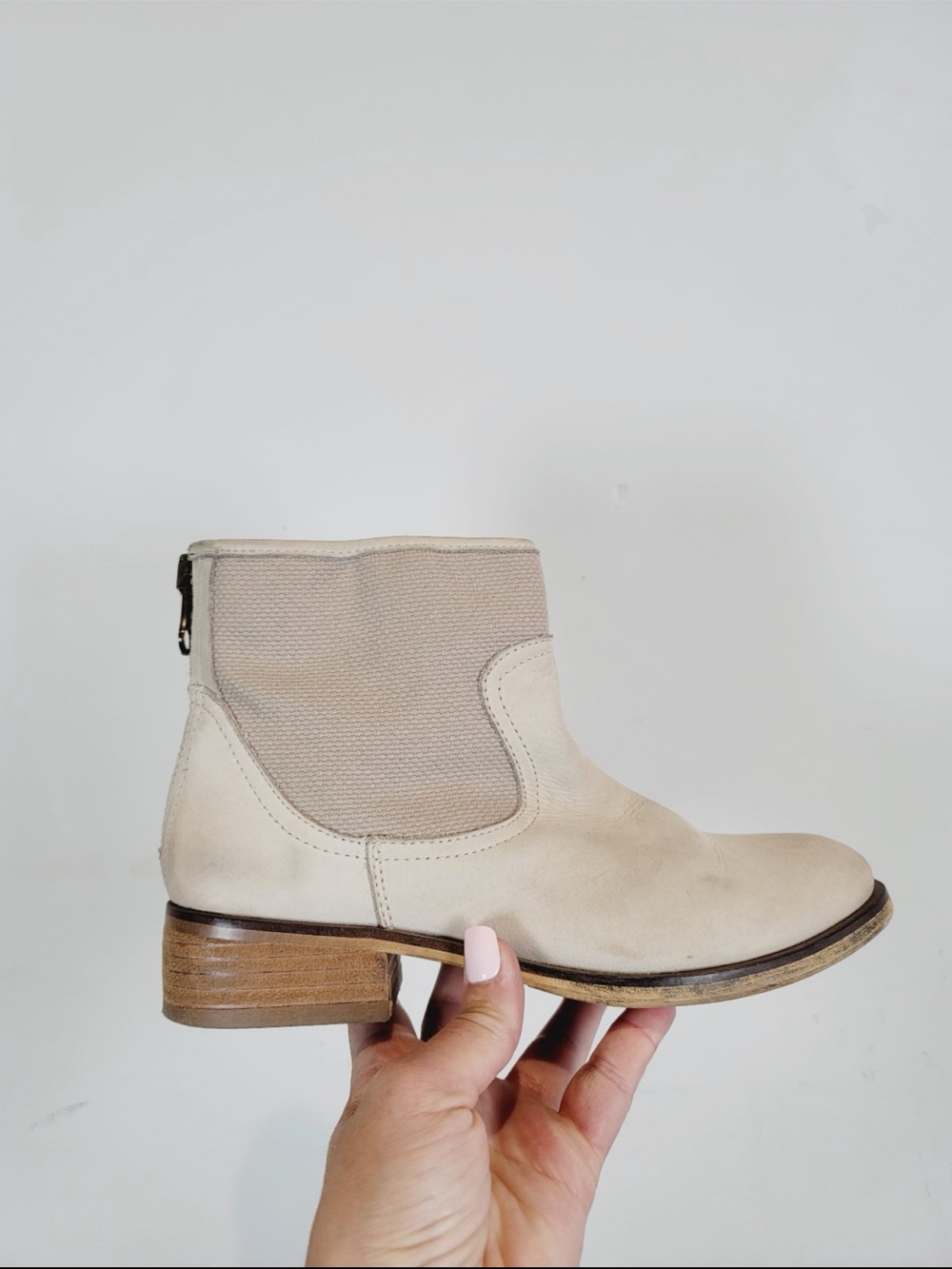 Aldo Neutral Beige Women's Ankle Boot, Size 8.5